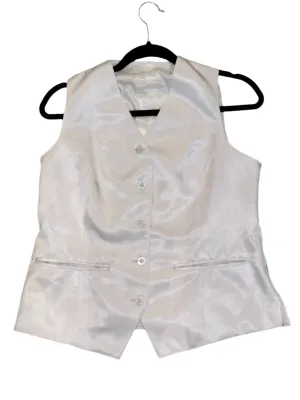 New, Ellie May, White Silk Vest