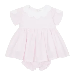 New In Deolinda Girls Lina Baby Pink Dress - PRE ORDER