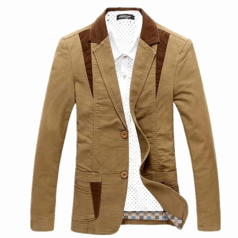 New Mens Casual Blazer Oversize Coat Male Fashion Suit Jacket Men Blazer Slim Fit Men's Clothing Vetement Homme 6XL T3F8012