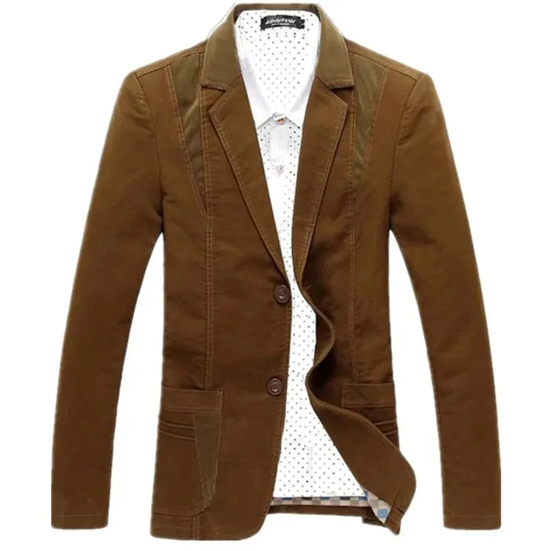 New Mens Casual Blazer Oversize Coat Male Fashion Suit Jacket Men Blazer Slim Fit Men's Clothing Vetement Homme 6XL T3F8012