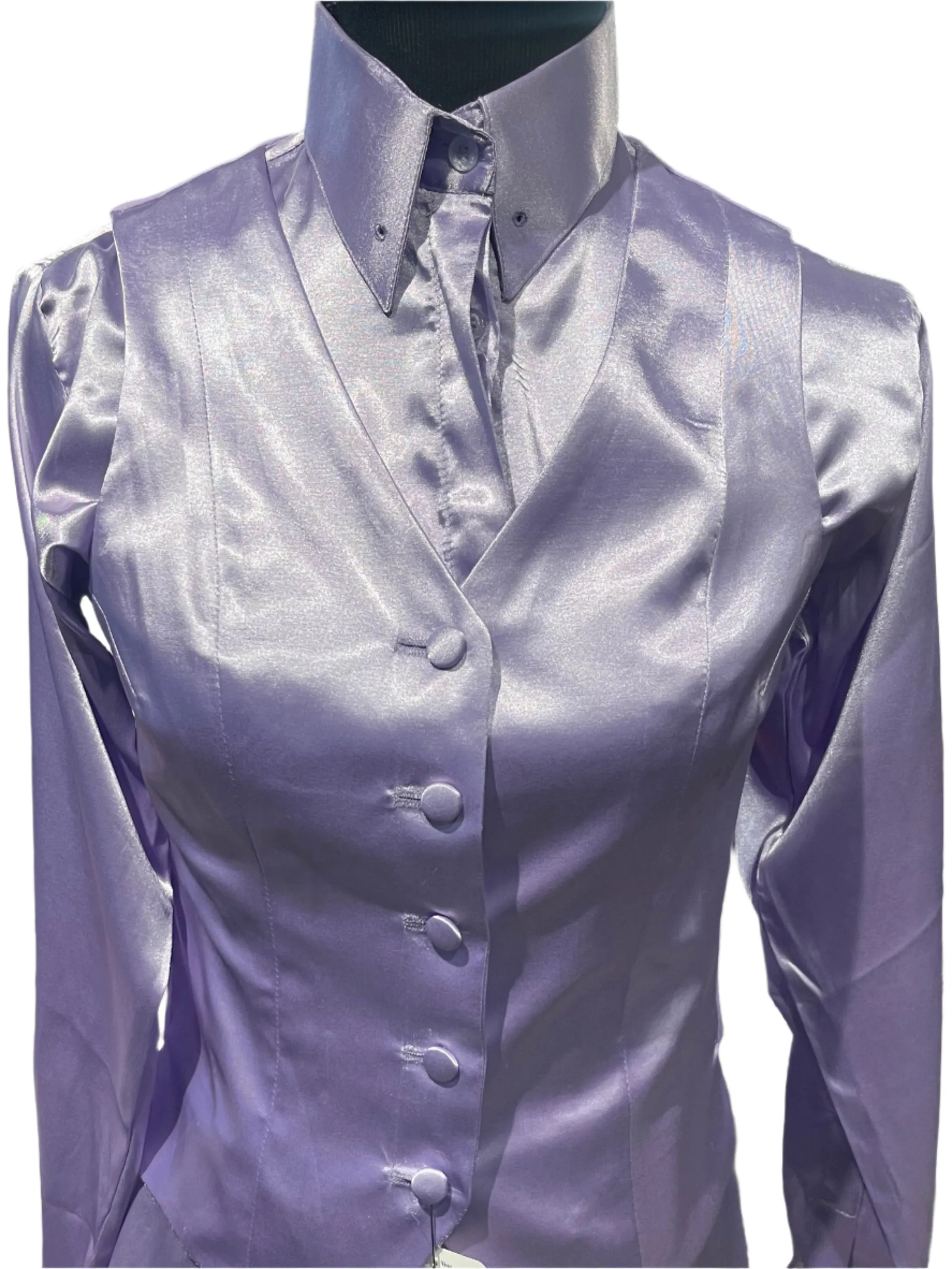 New. MTC, Light Purple Silk Vest