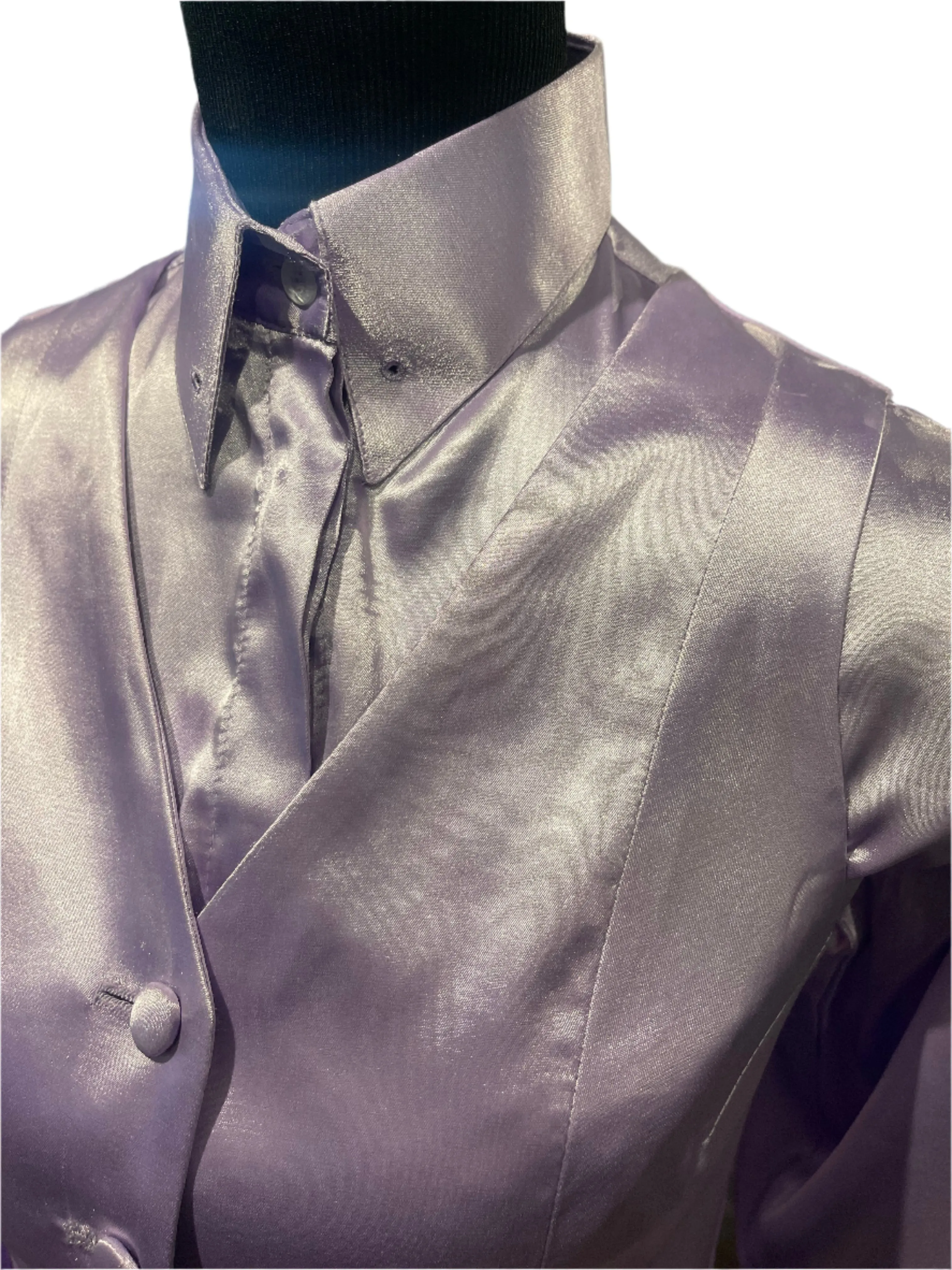 New. MTC, Light Purple Silk Vest