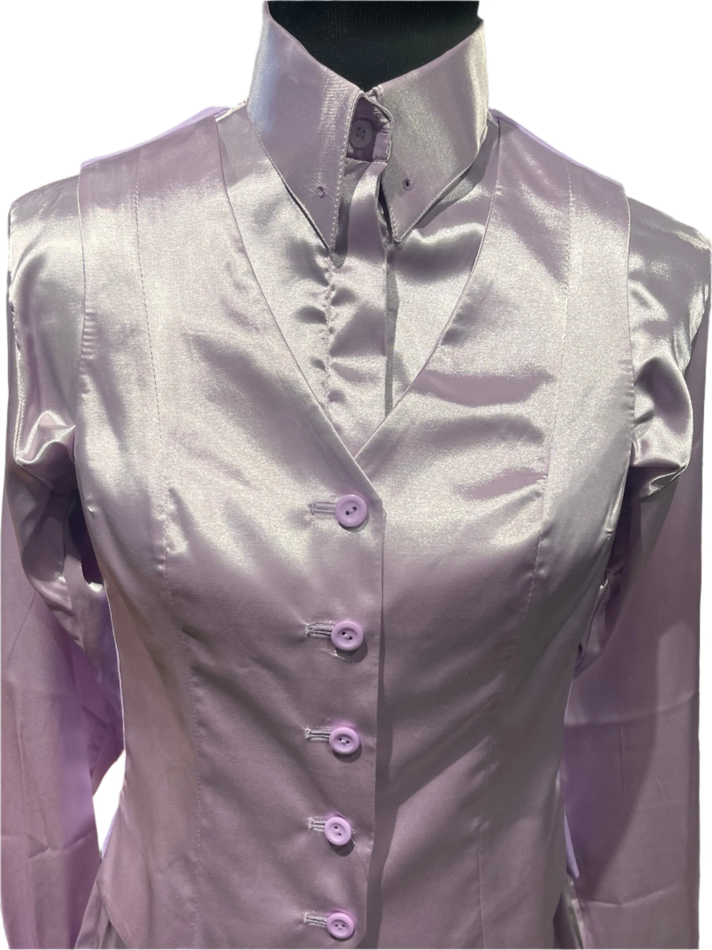 New. MTC, Light Purple Silk Vest
