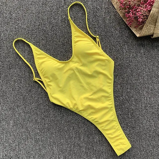 New Sexy Extreme String Mini Micro Thong One Piece Swimsuit