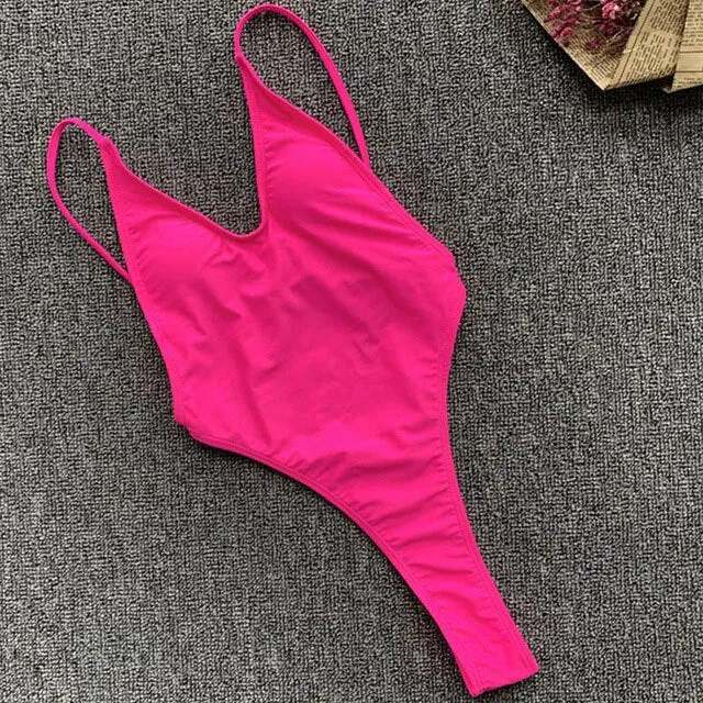 New Sexy Extreme String Mini Micro Thong One Piece Swimsuit