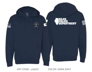 Niles Police Department Comfort Unisex Hooded Sweatshirt - ydqR27