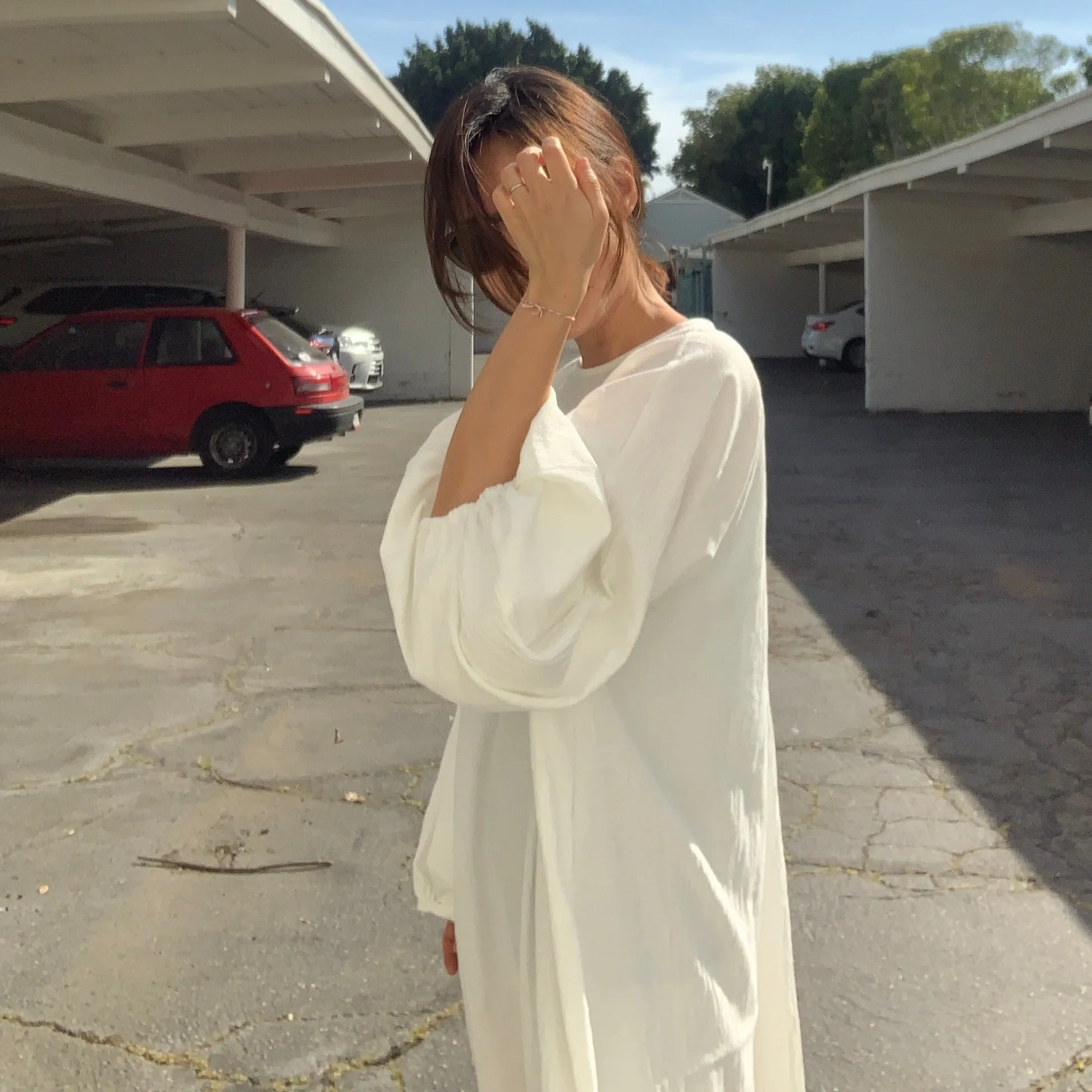 Ogden Dress White
