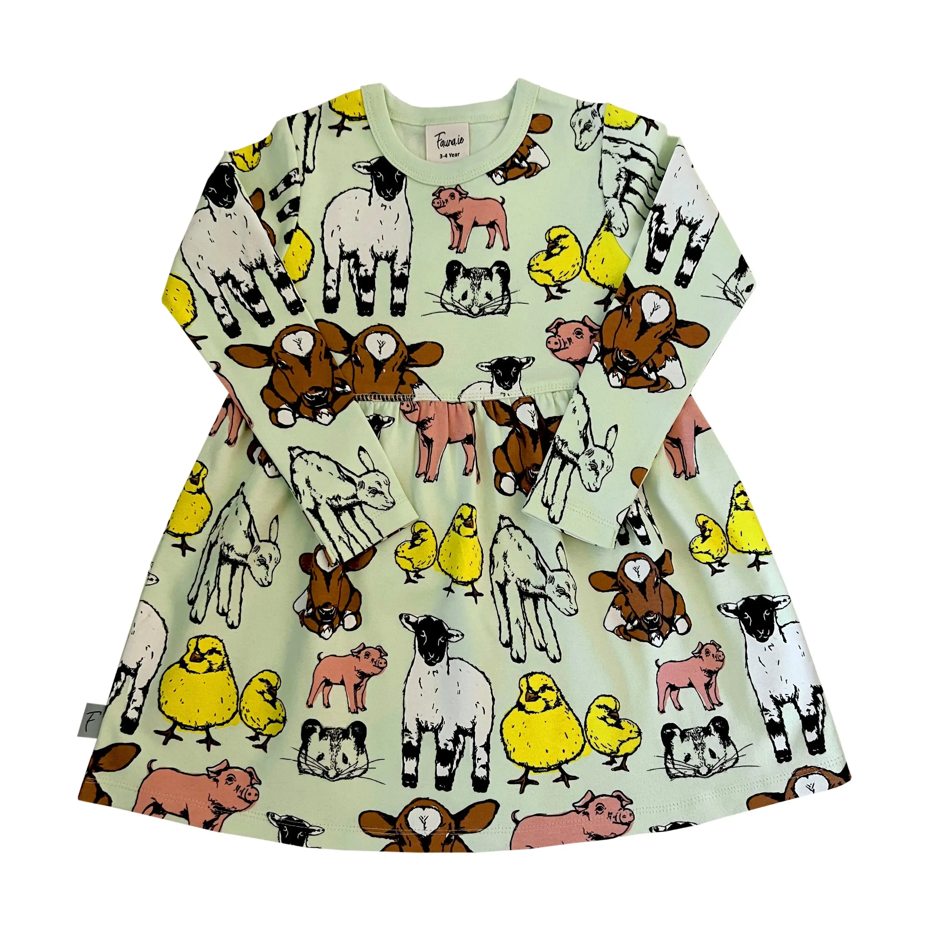 Organic Cotton Kids Dress | Farmyard