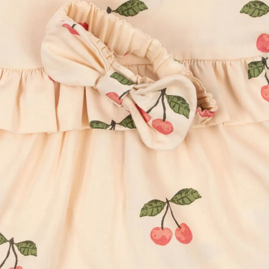 Organic Cotton Ma Grande Cerise Print Doll Headband   Dress