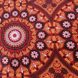Original 3 Cats Fabric C/W531 Red 90cm