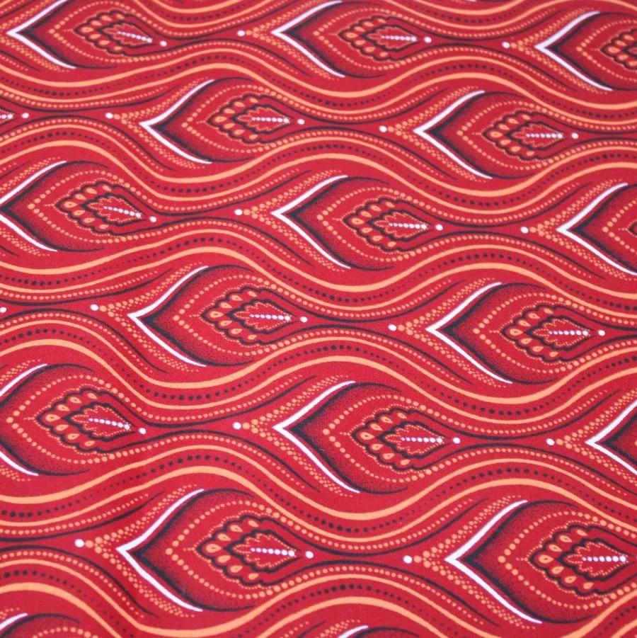 Original 3 Cats Fabric C/W531 Red 90cm