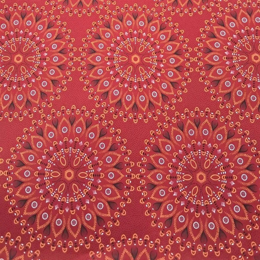 Original 3 Cats Fabric C/W531 Red 90cm