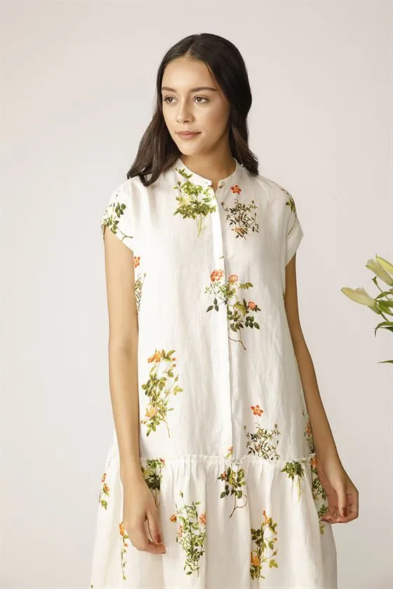 Payal Pratap   -   Cretan Frill Dress Morning Glory