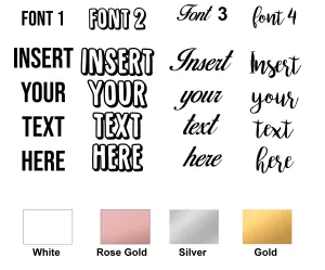 Personalised Insert Your Own Text Mother And Baby Matching T Shirt & Bodysuit Set