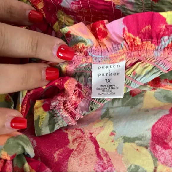 Peyton &amp; Parker Cotton Floral Dress
