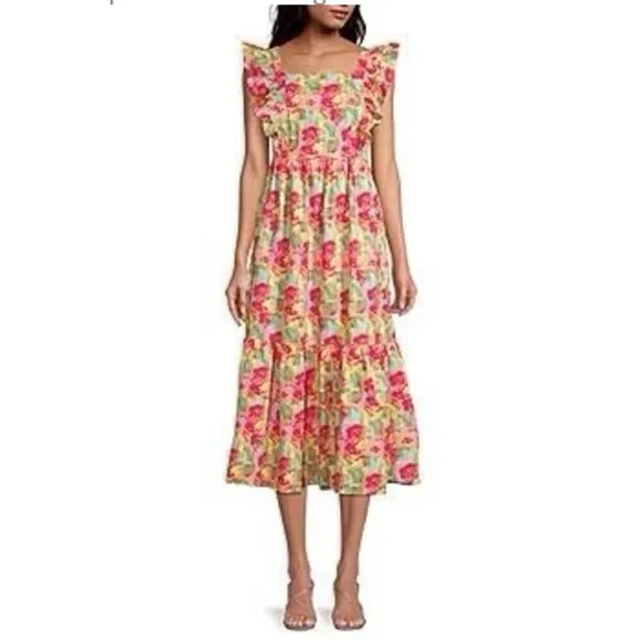 Peyton &amp; Parker Cotton Floral Dress