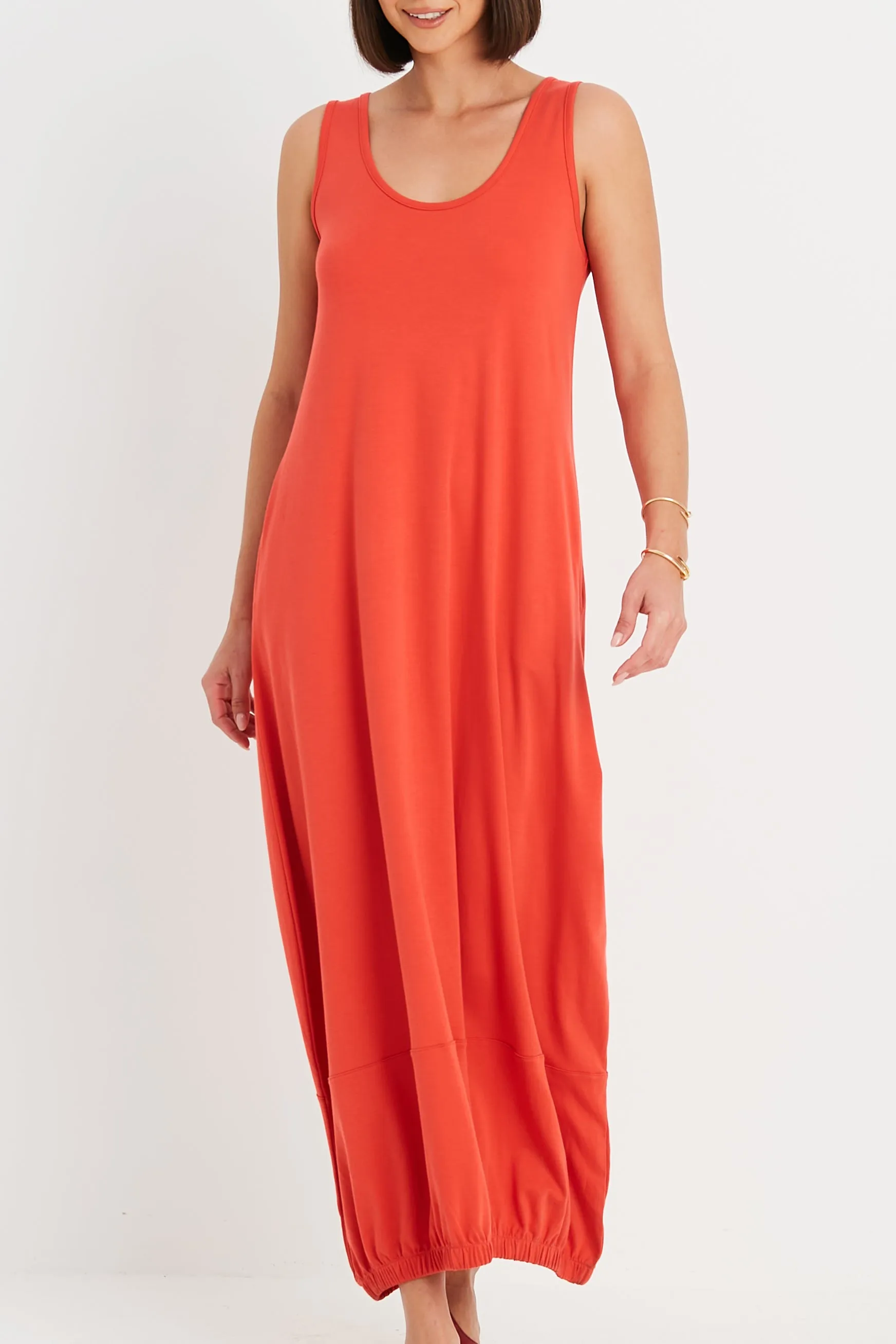 Pima Cotton Lantern Dress