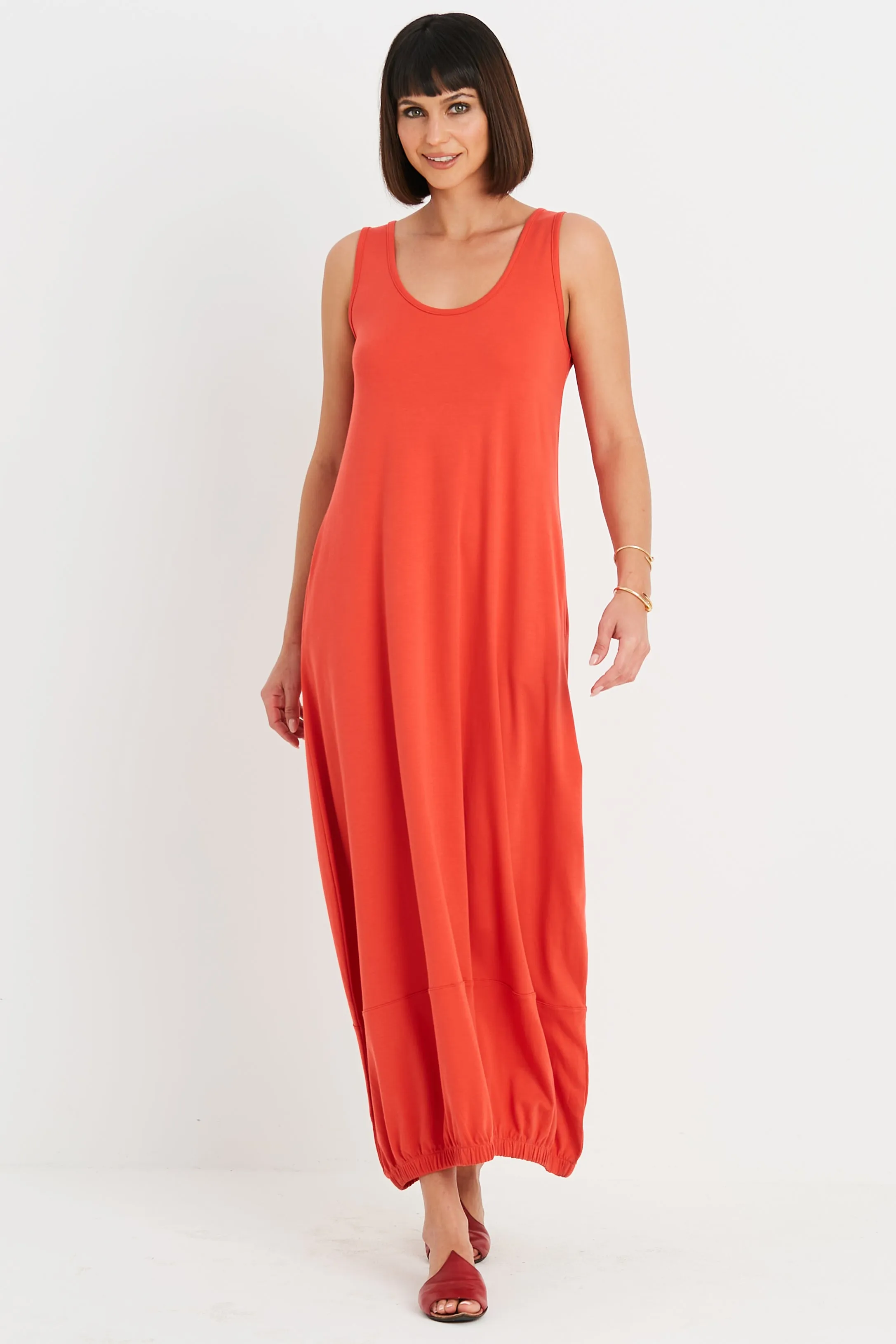 Pima Cotton Lantern Dress