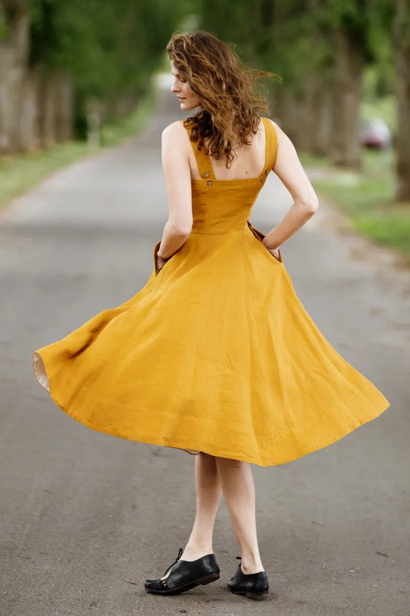 Pinafore Dress, Sleeveless