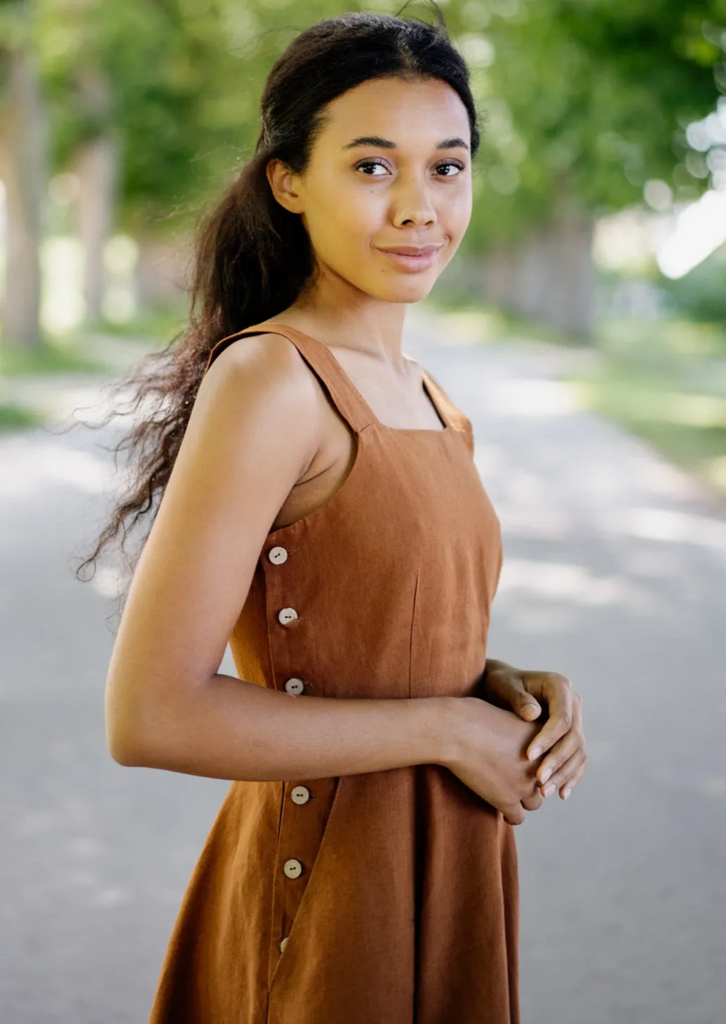 Pinafore Dress, Sleeveless