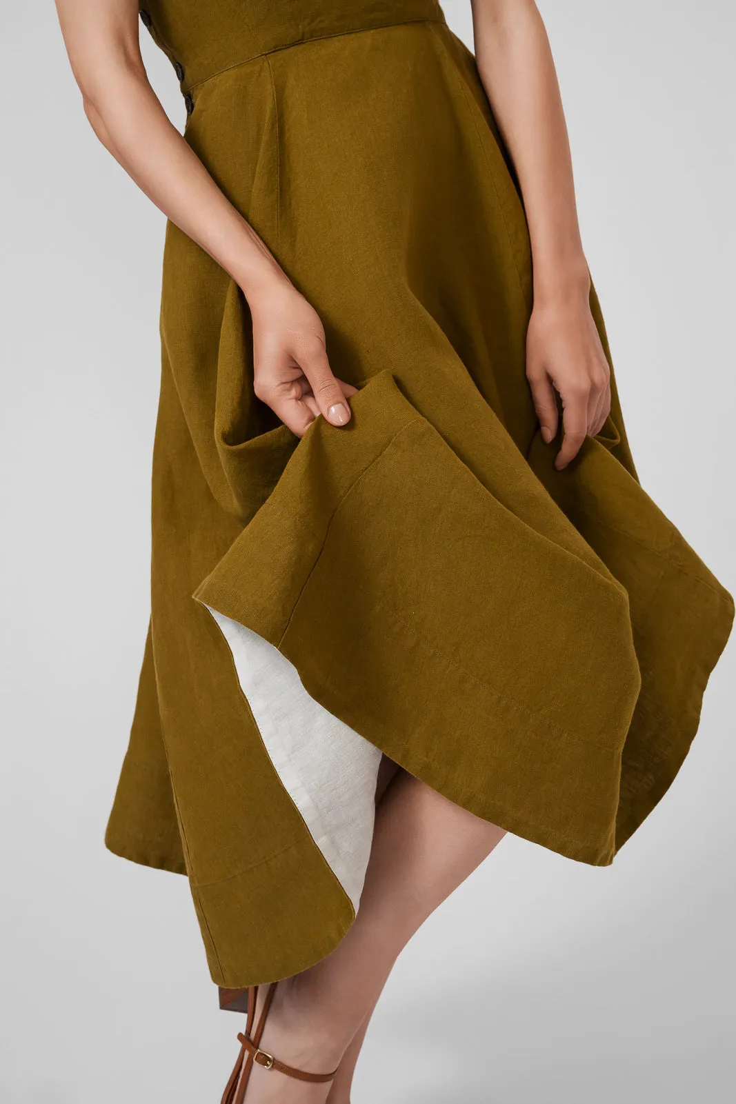 Pinafore Dress, Sleeveless