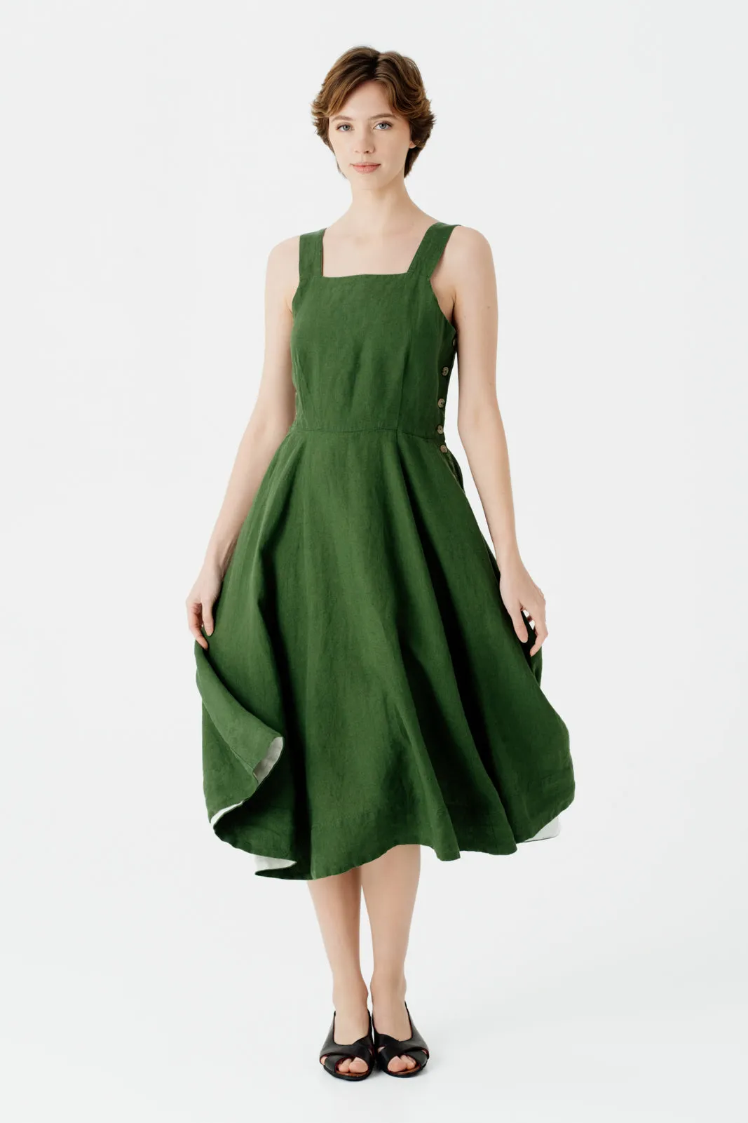 Pinafore Dress, Sleeveless