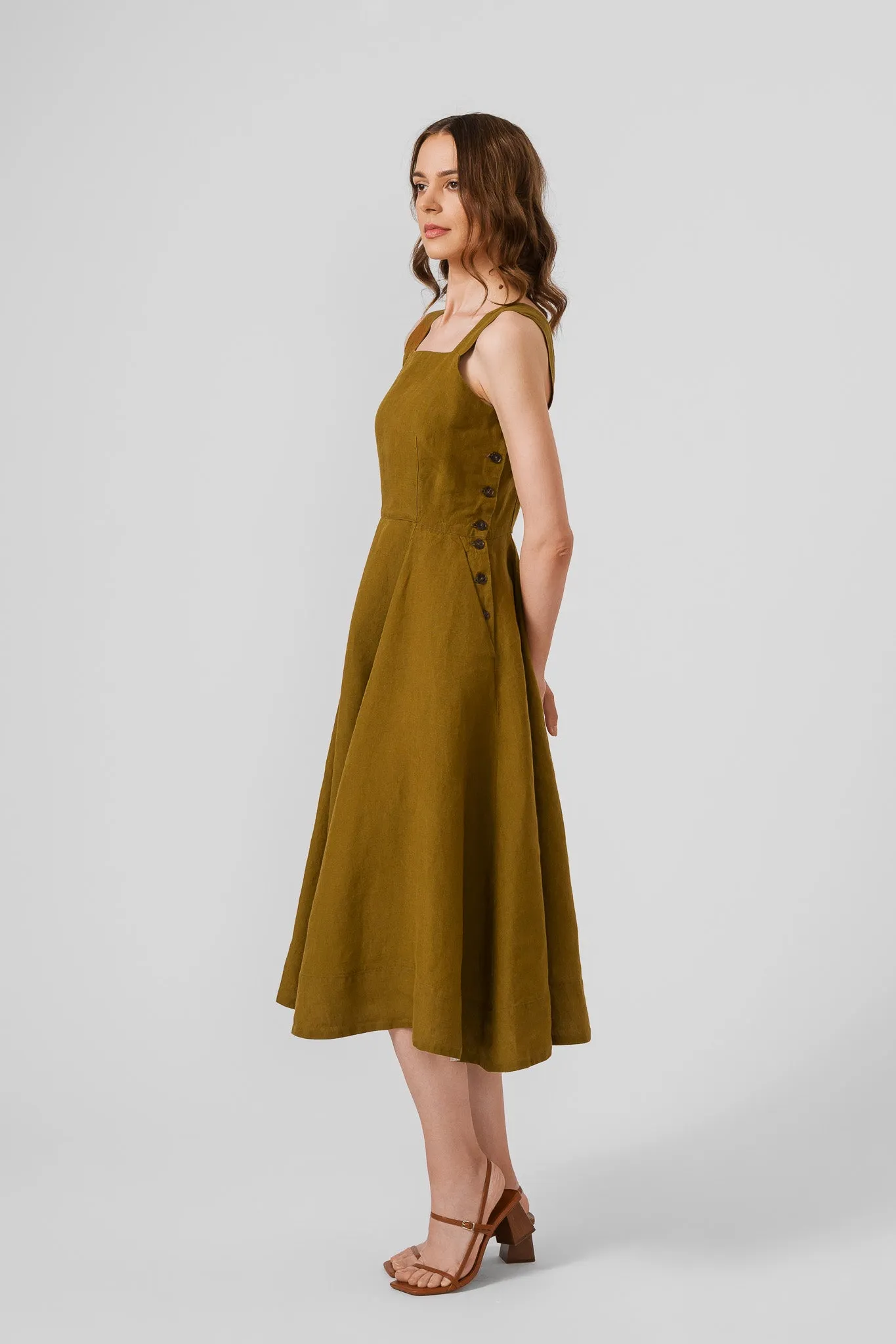 Pinafore Dress, Sleeveless