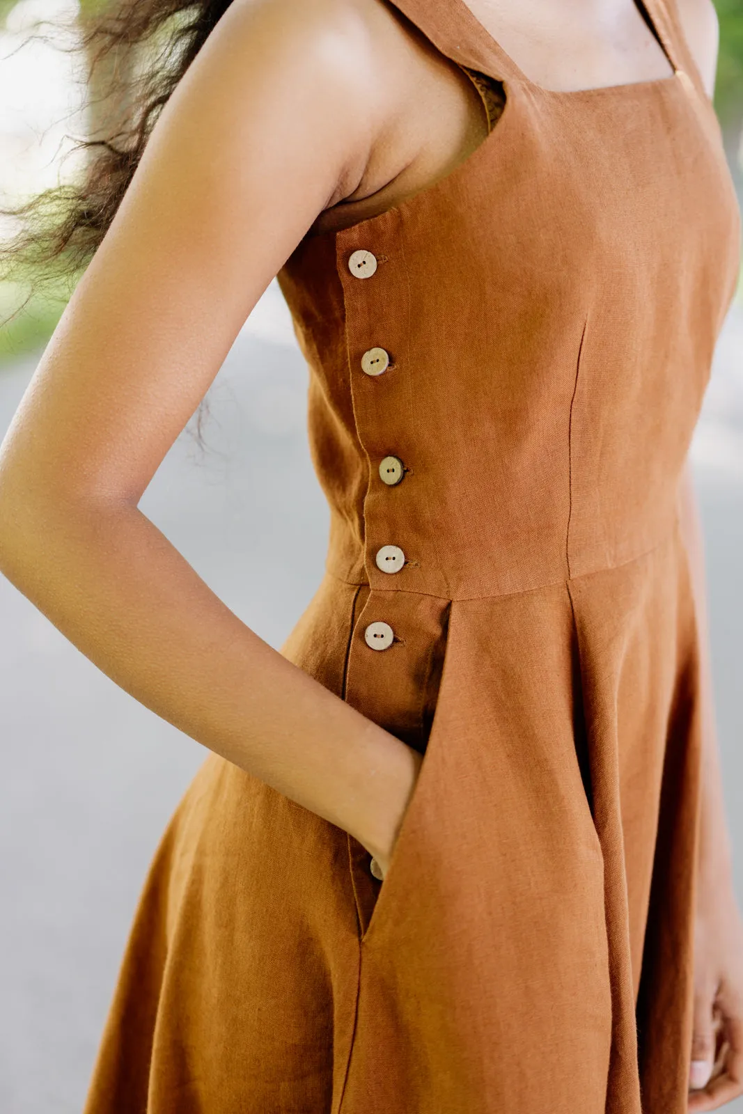 Pinafore Dress, Sleeveless