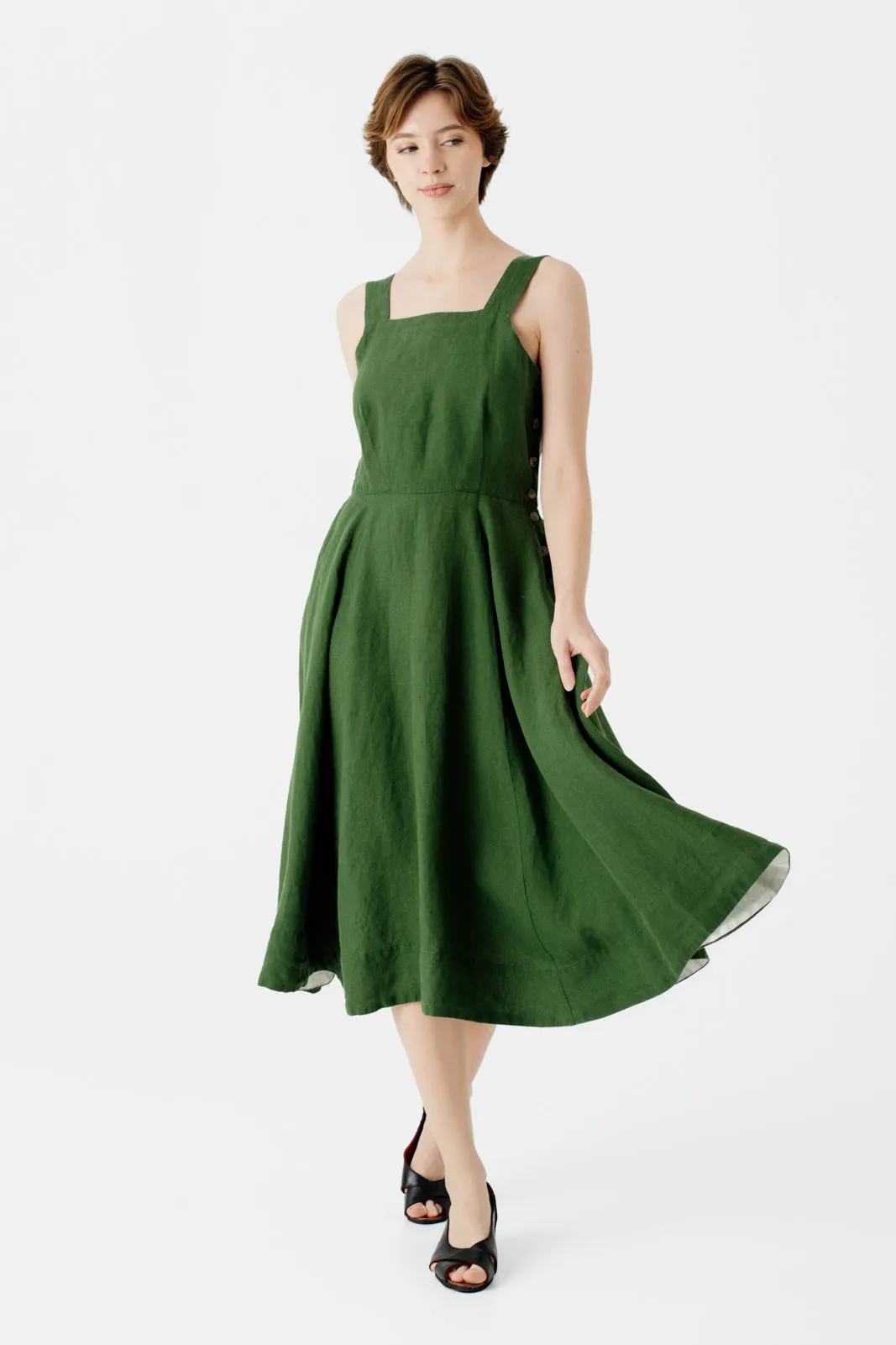 Pinafore Dress, Sleeveless