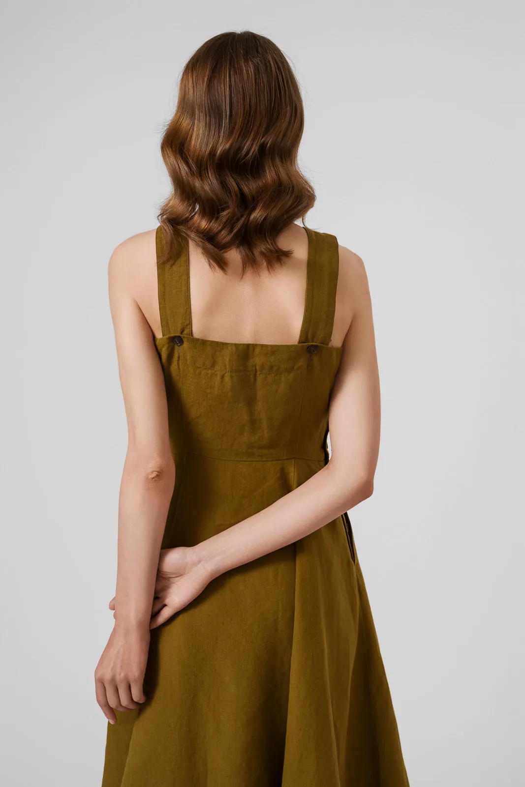 Pinafore Dress, Sleeveless