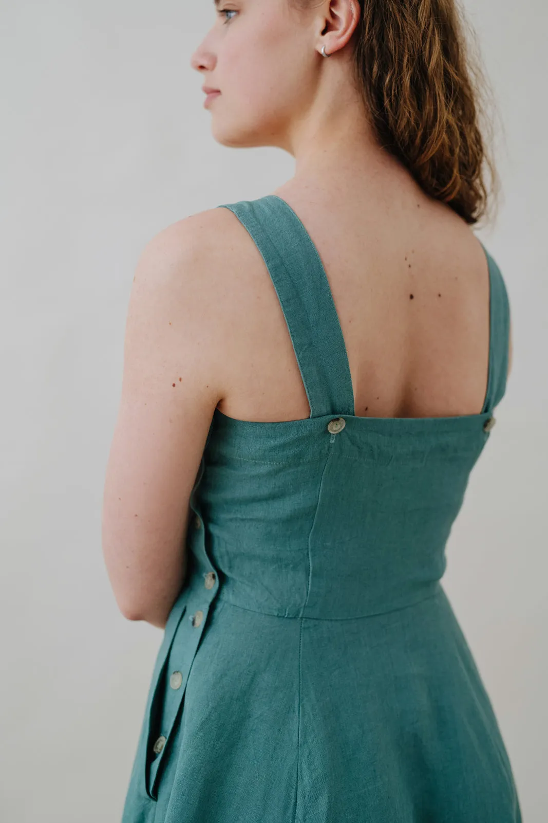 Pinafore Dress, Sleeveless