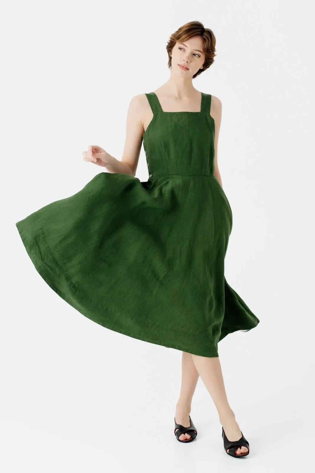 Pinafore Dress, Sleeveless