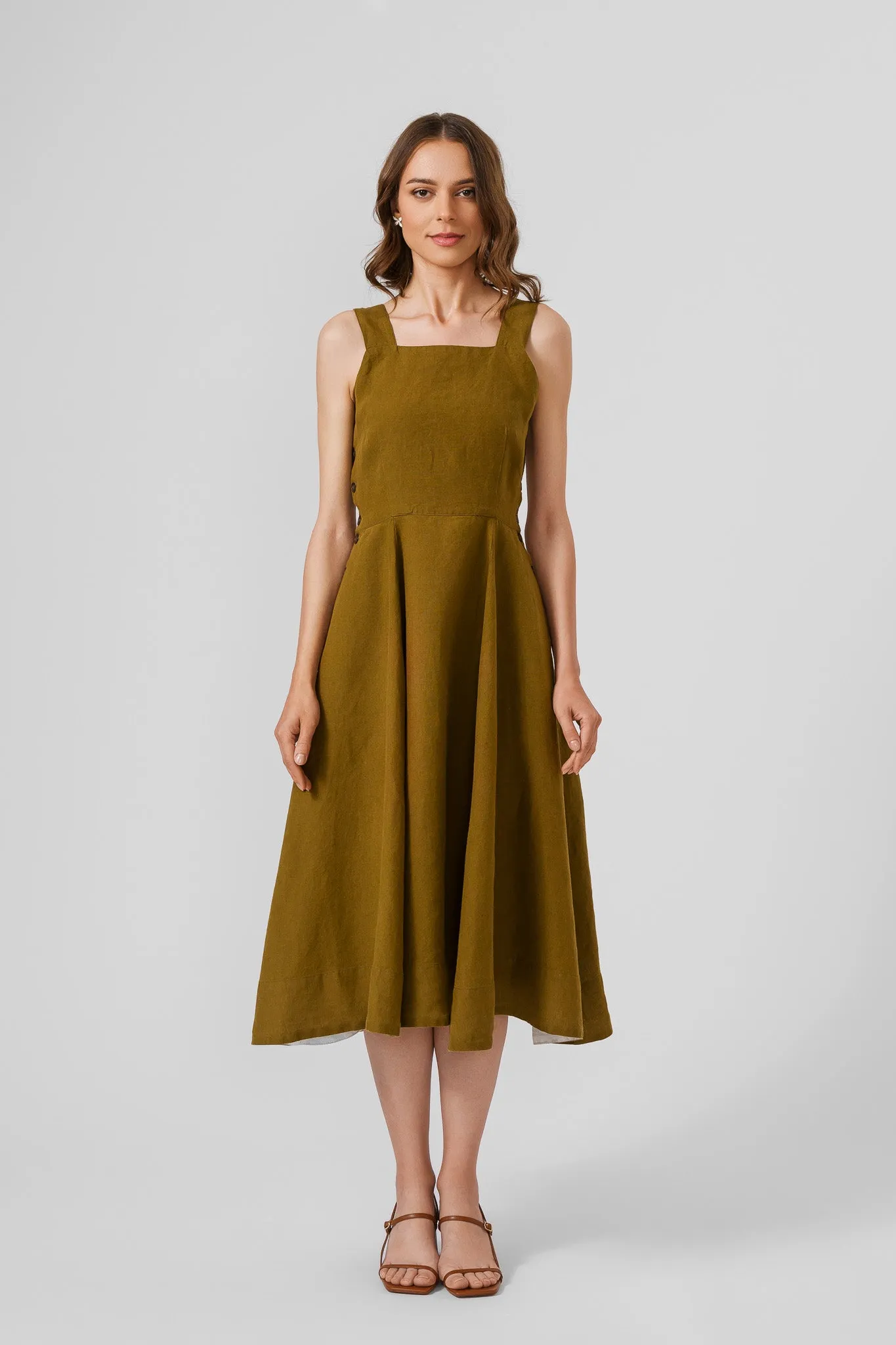 Pinafore Dress, Sleeveless
