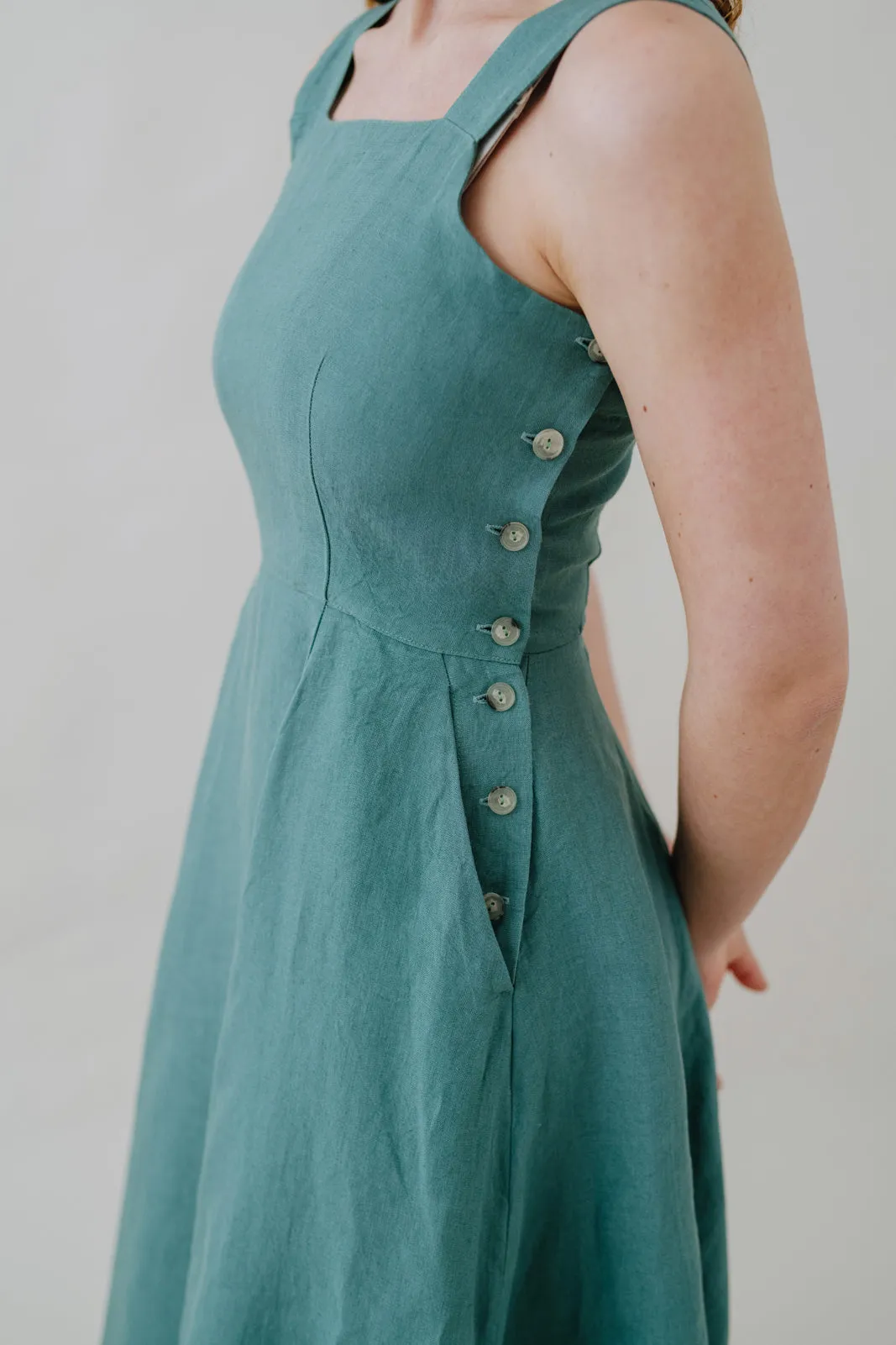 Pinafore Dress, Sleeveless
