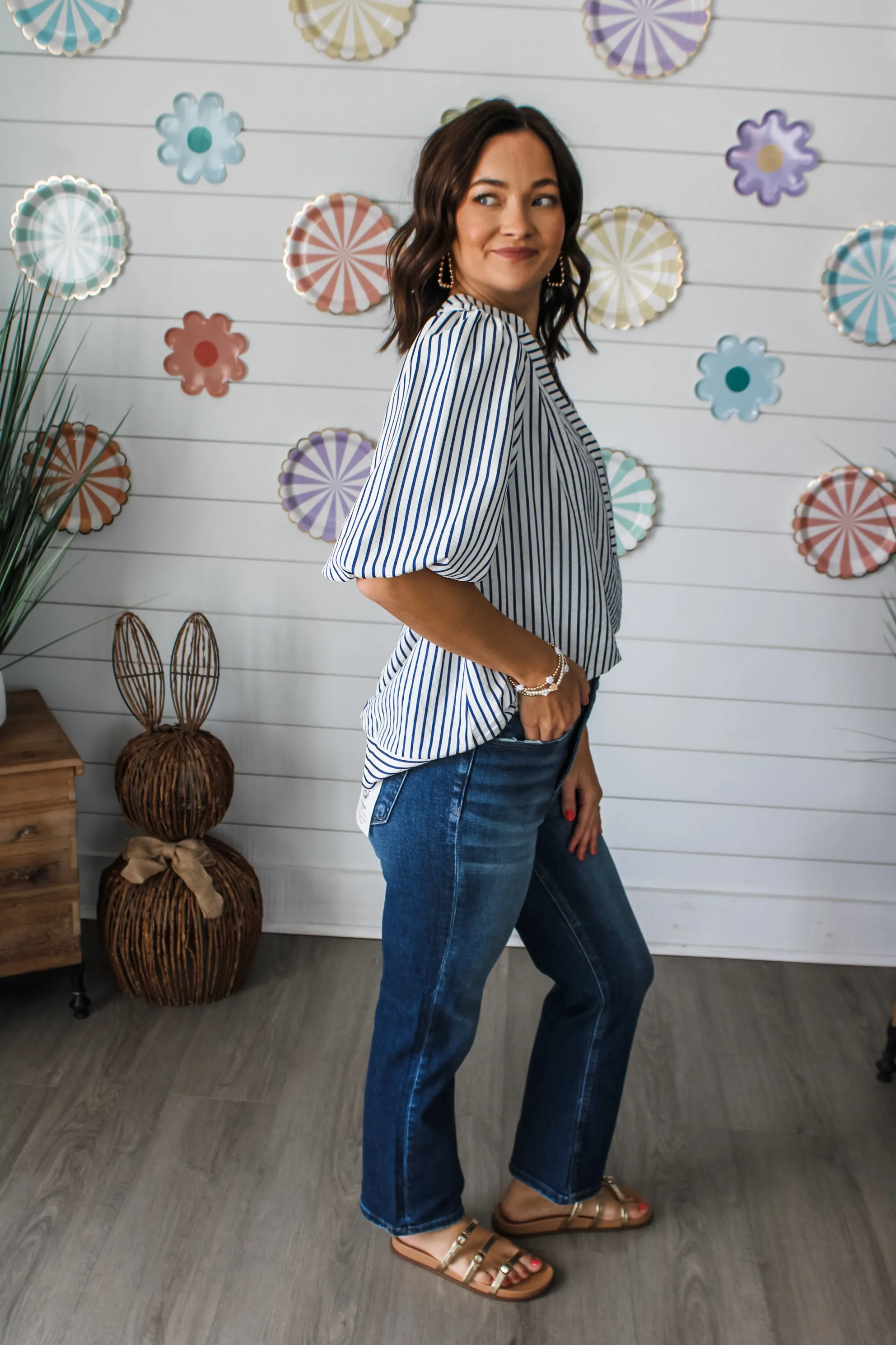 Pretty In Pinstripes • Blue