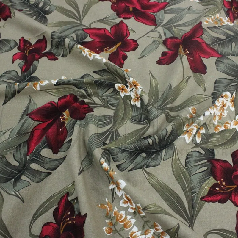 Printed Linen Fabric 150cm