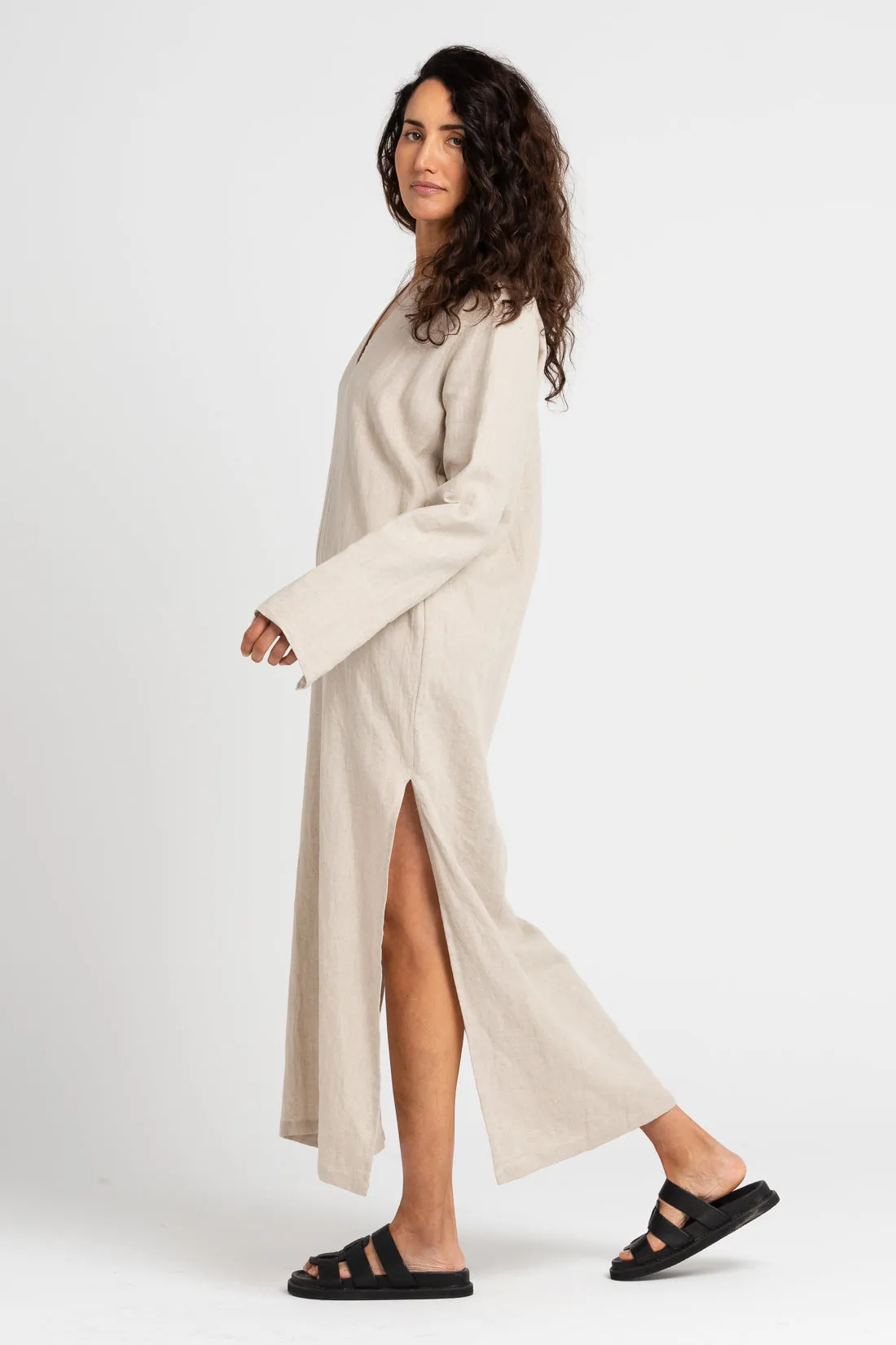 Ragna Linen Dress Sand