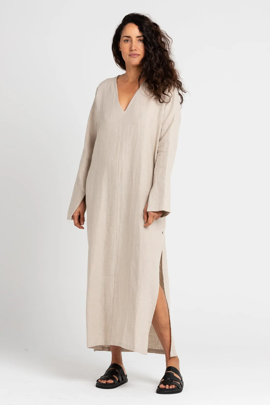 Ragna Linen Dress Sand