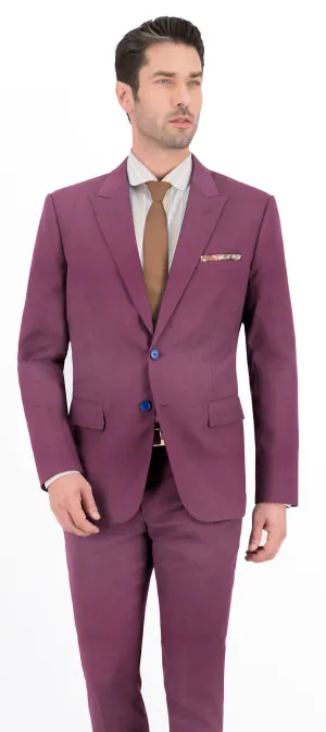 Raspberry Pink Plain Suit