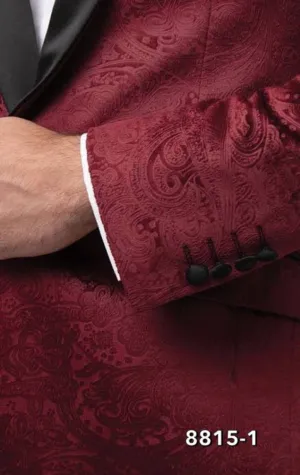 Red Paisley Velvet Jacket