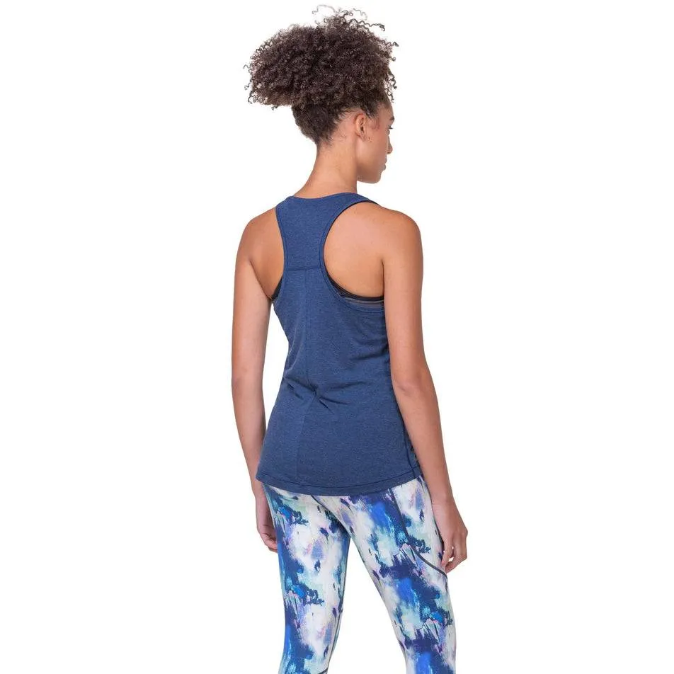 Ronhill Women's Tech Tencel Vest - Dark Navy Marl