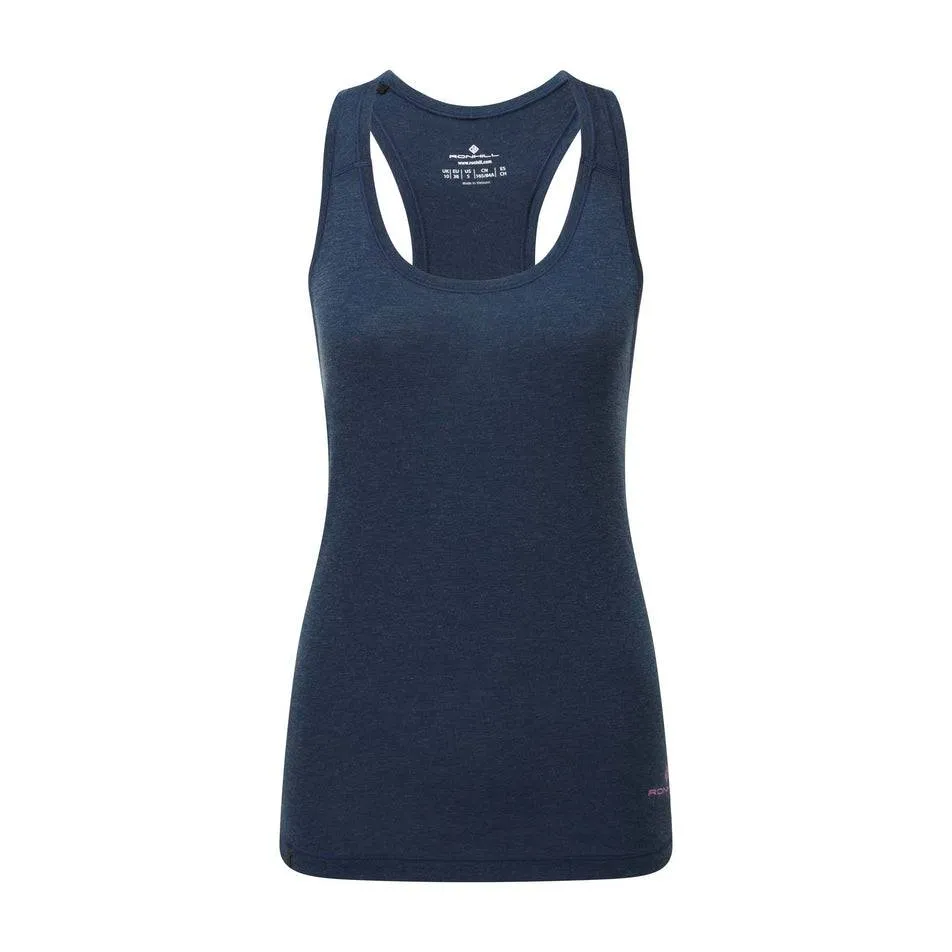 Ronhill Women's Tech Tencel Vest - Dark Navy Marl