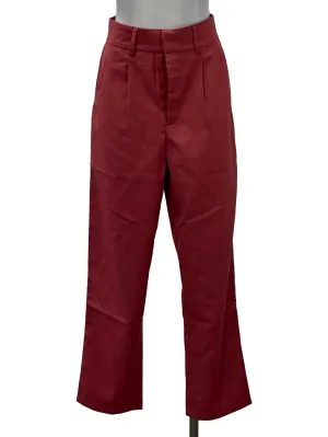 Rose Pink Pleated Trousers