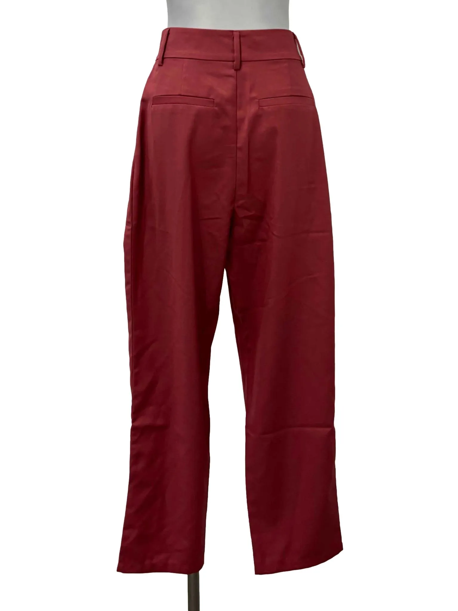 Rose Pink Pleated Trousers