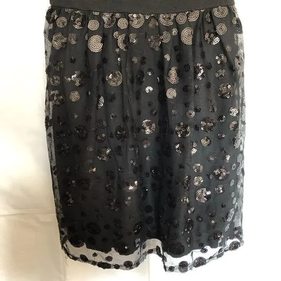 Ruby Fox, Cotton tank top with sequined bottom