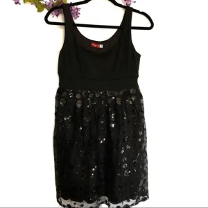 Ruby Fox, Cotton tank top with sequined bottom
