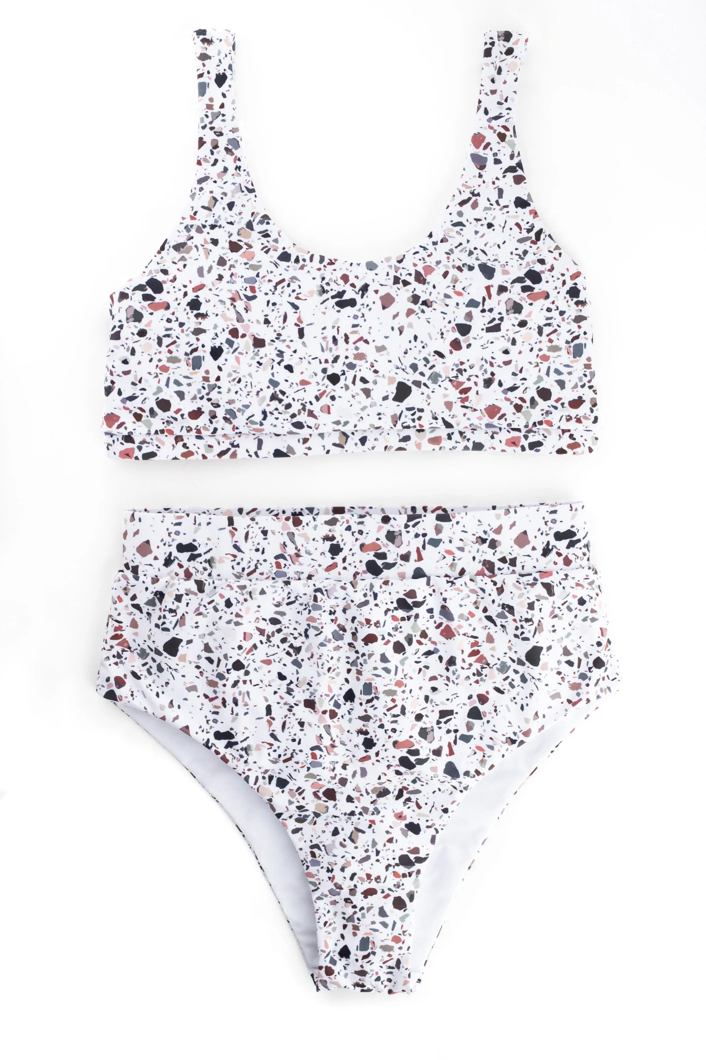 scoop neck women's bikini top