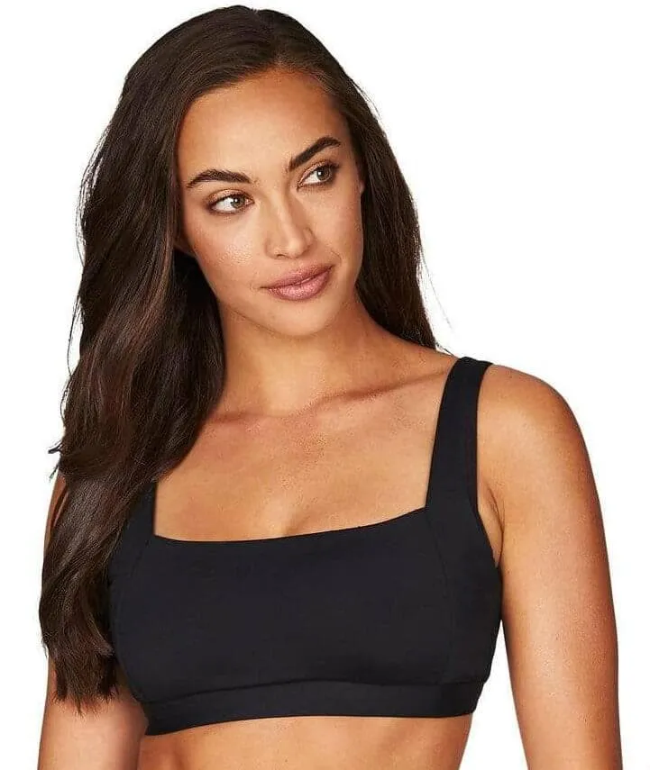 Sea Level Essentials Square Neck B-DD Cup Bikini Top - Black