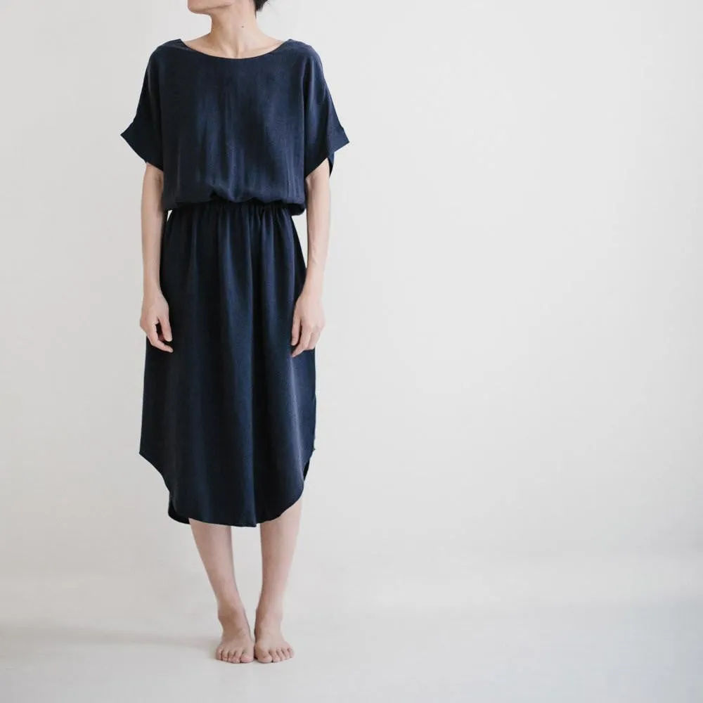 Signature Reversible Drawstring Dress