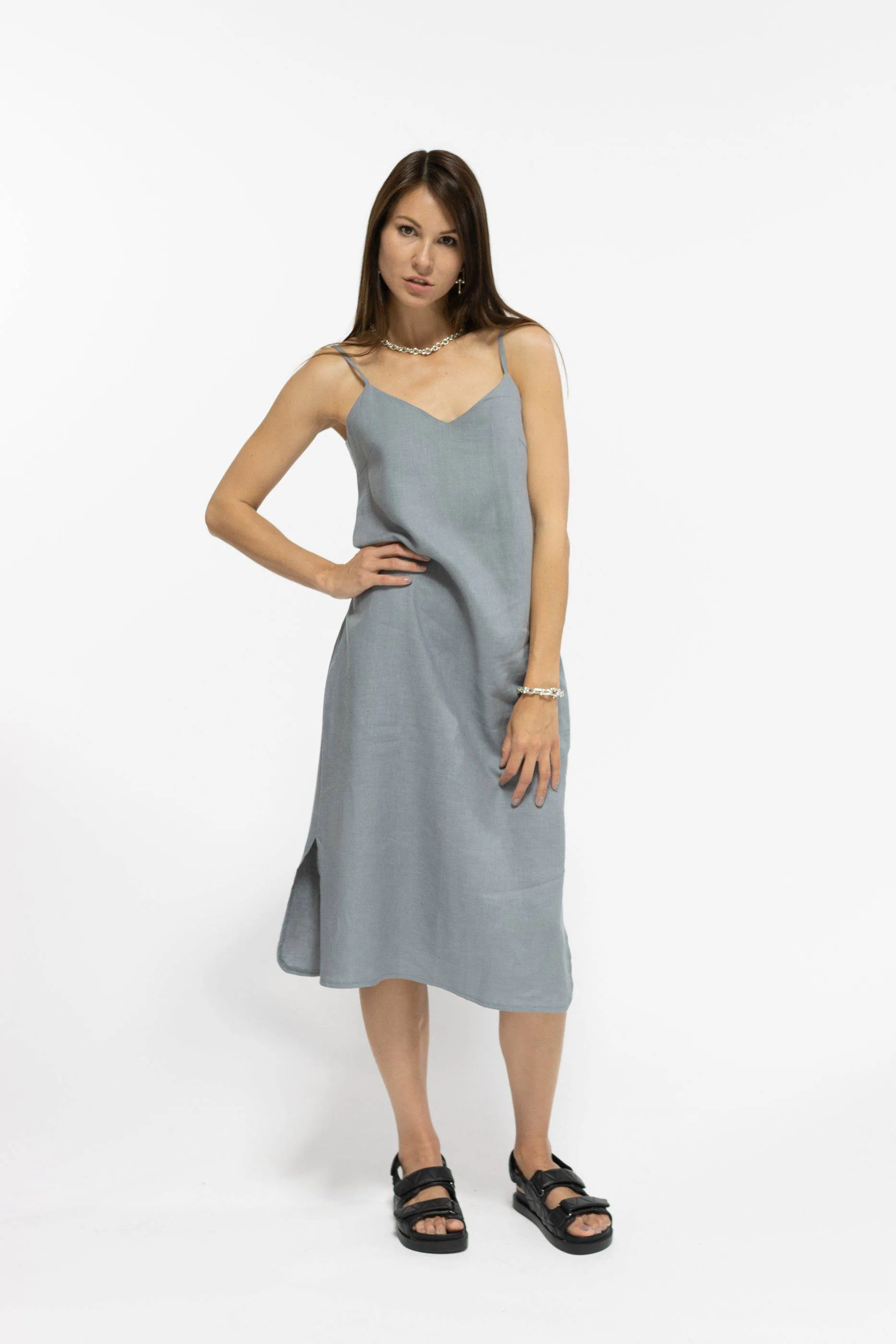 Slip Midi Dress